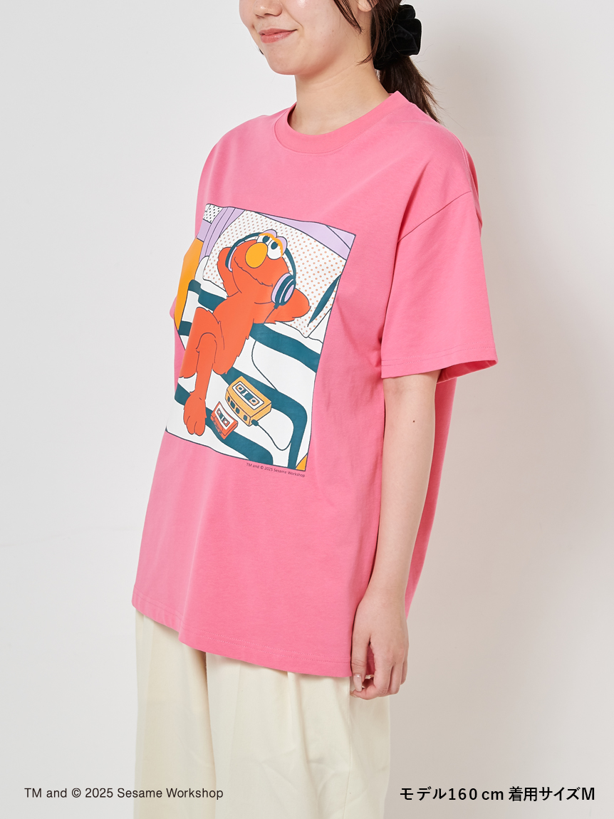 セサミストリート モノトーンTシャツパペット ELMO Amazon | セサミストリート Sesame Street Vintage Elmo Tシャツ