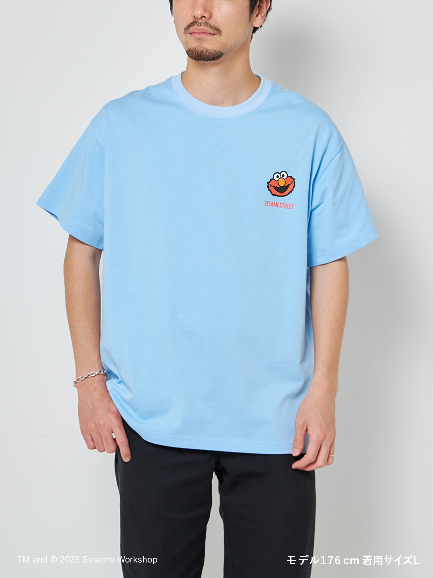 Flexweitme tシャツ　おまけ付き UNISEX】キャラクターアートTシャツ（ELMO＆FRIENDS）(トップス