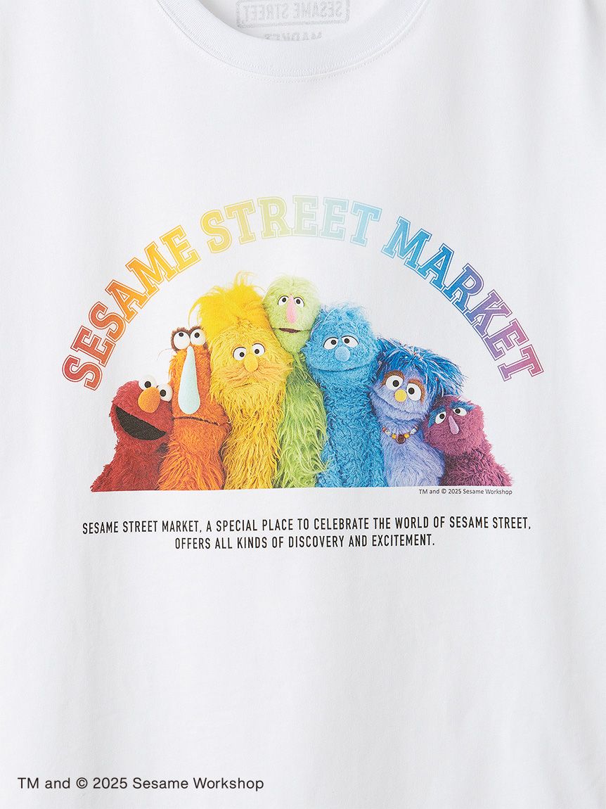 UNISEX】キャラクターアートTシャツ（RAINBOW）(トップス)｜SESAME