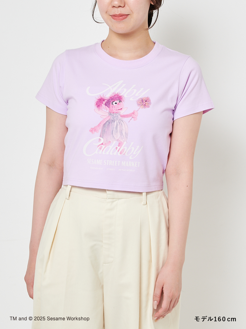 tシャツ 「CHARMING THEY ARE!」クロップドTシャツ レディース CHARMING THEY ARE!】クロップドTシャツ(トップス)｜SESAME