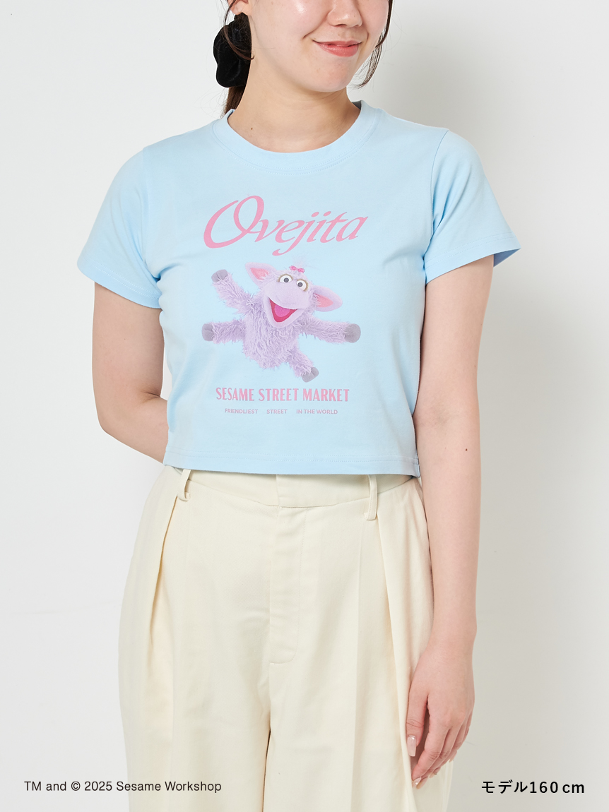tシャツ 「CHARMING THEY ARE!」クロップドTシャツ レディース CHARMING THEY ARE!】クロップドTシャツ(トップス)｜SESAME