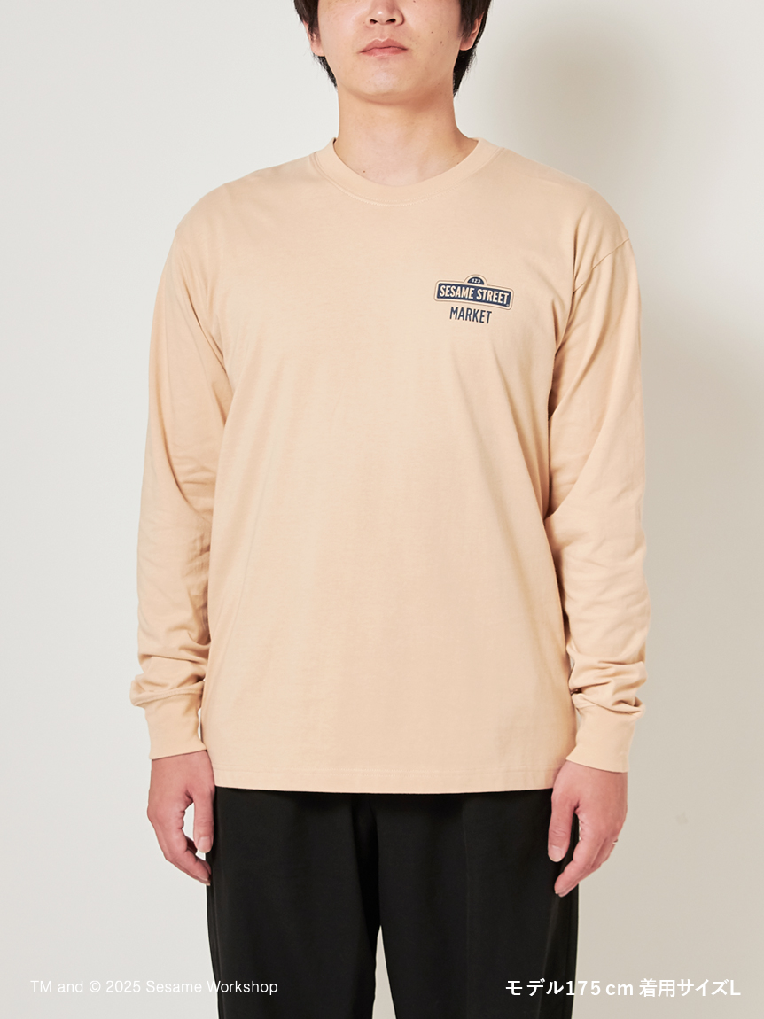 CAFE SWEETS】【UNISEX】ロングTシャツ（WAFFLE）(トップス)｜SESAME
