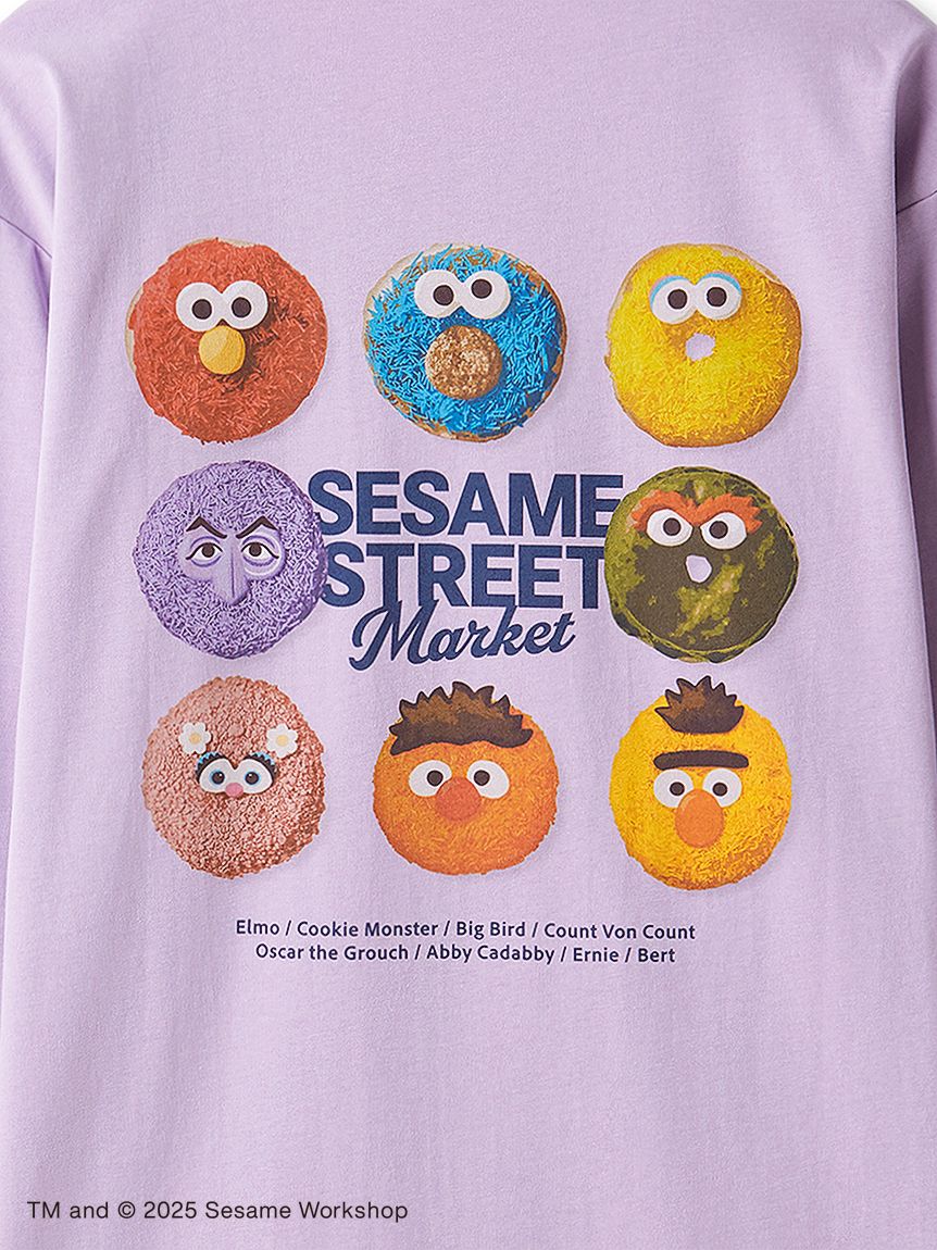CAFE SWEETS】【UNISEX】ロングTシャツ（DONUT）(トップス)｜SESAME