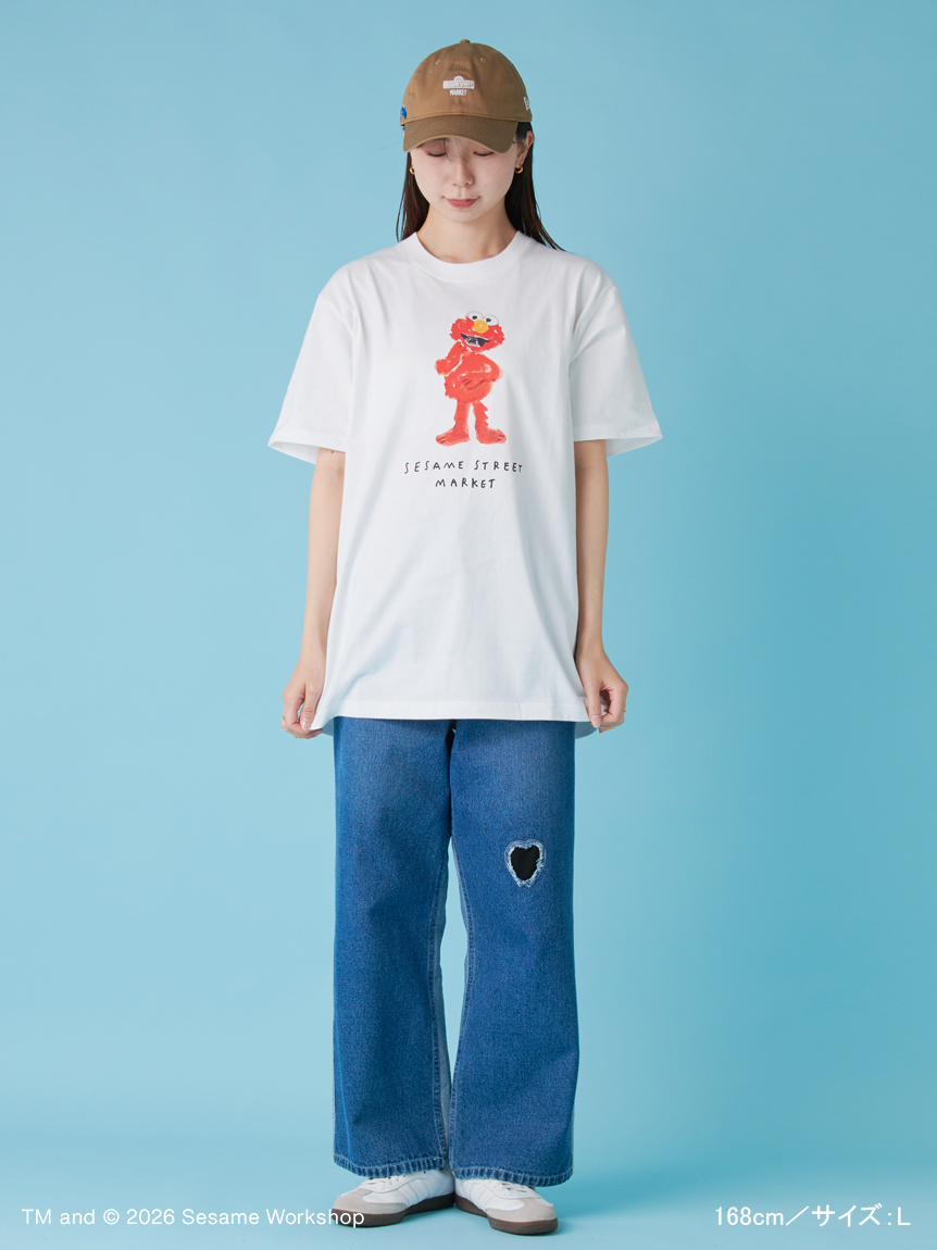 ヒラノトシユキ】フレンズ柄Tシャツ(トップス)｜SESAME STREET MARKET