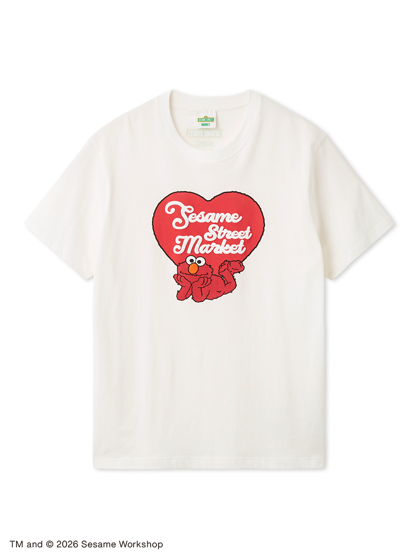 BIG HUGS,BIG HEARTS】【UNISEX】発砲プリントTシャツ(トップス