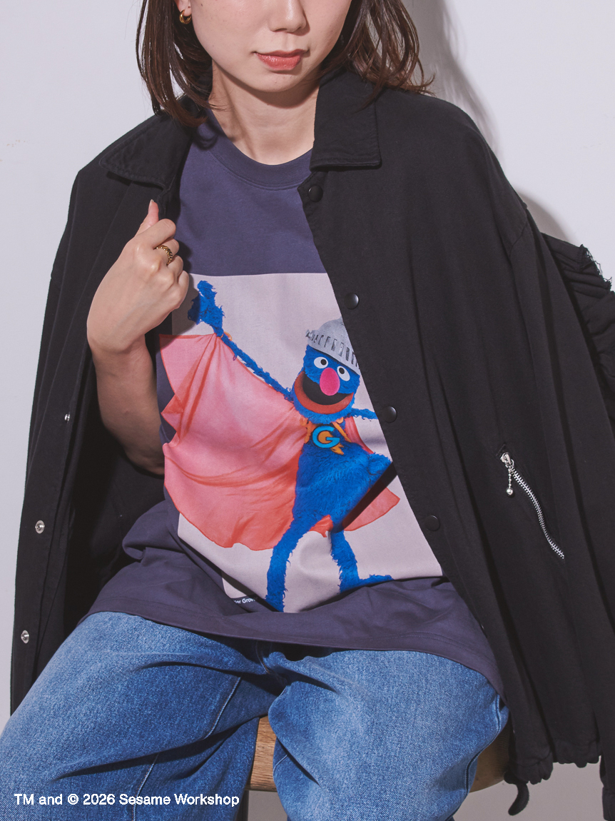 UNISEX】フォトアートTシャツ(トップス)｜SESAME STREET MARKET/公式