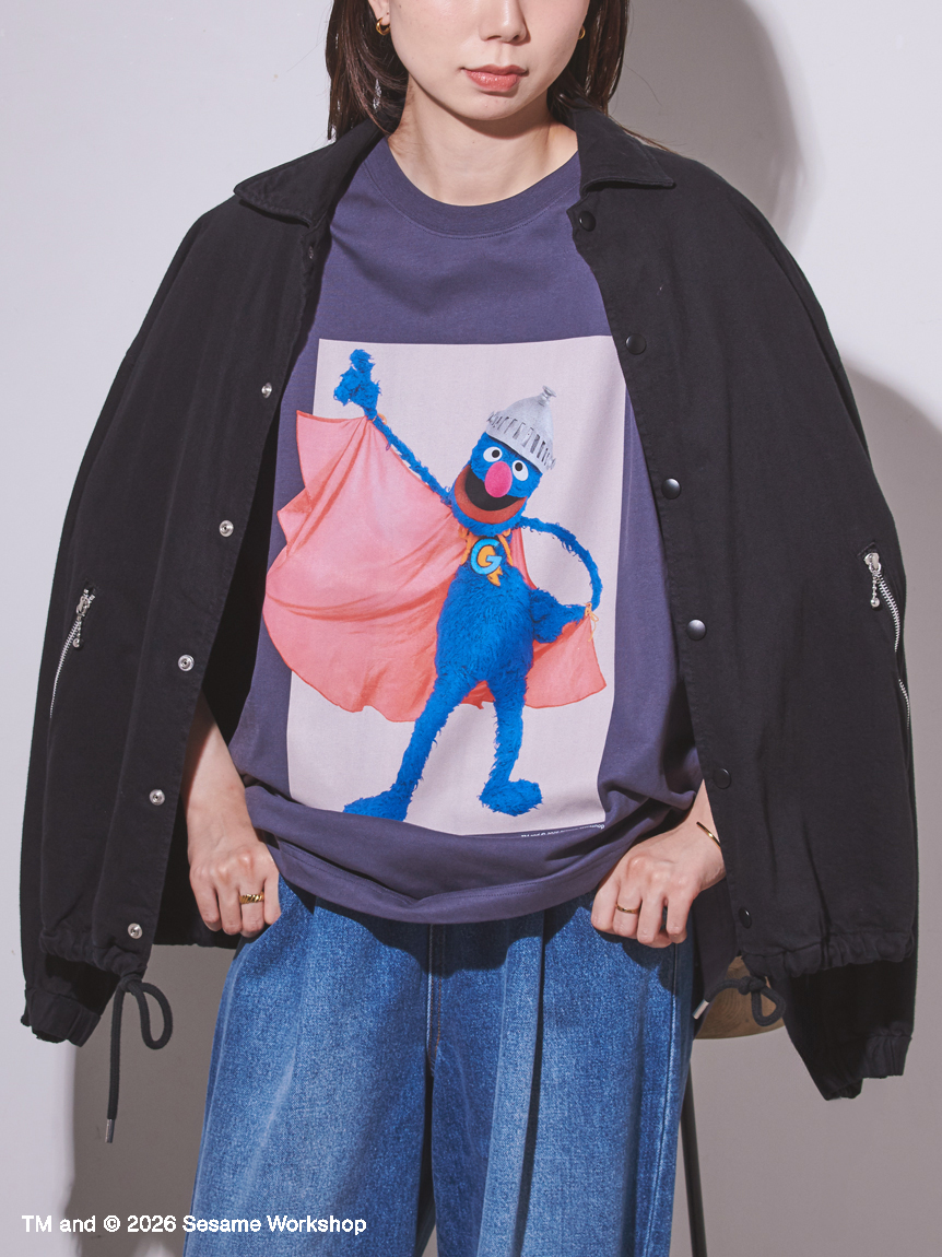 UNISEX】フォトアートTシャツ(トップス)｜SESAME STREET MARKET/公式