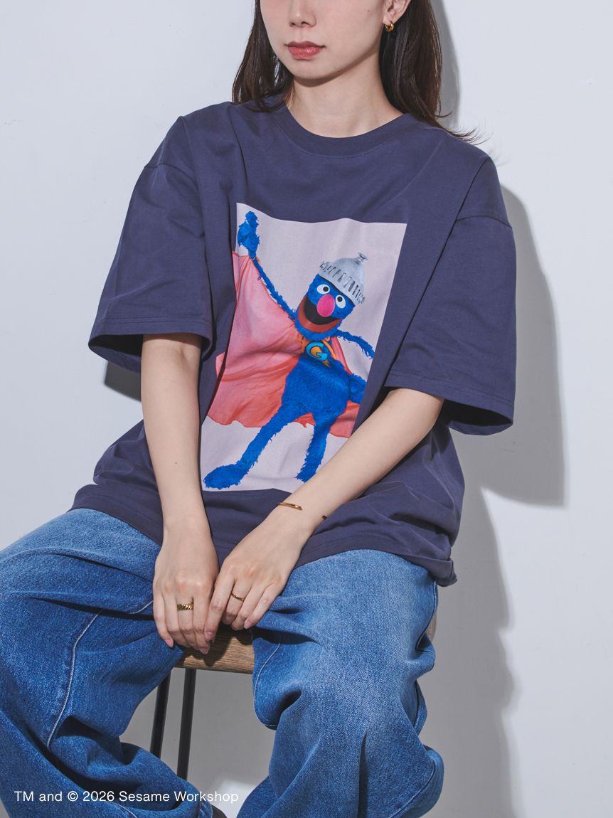 UNISEX】フォトアートTシャツ(トップス)｜SESAME STREET MARKET/公式