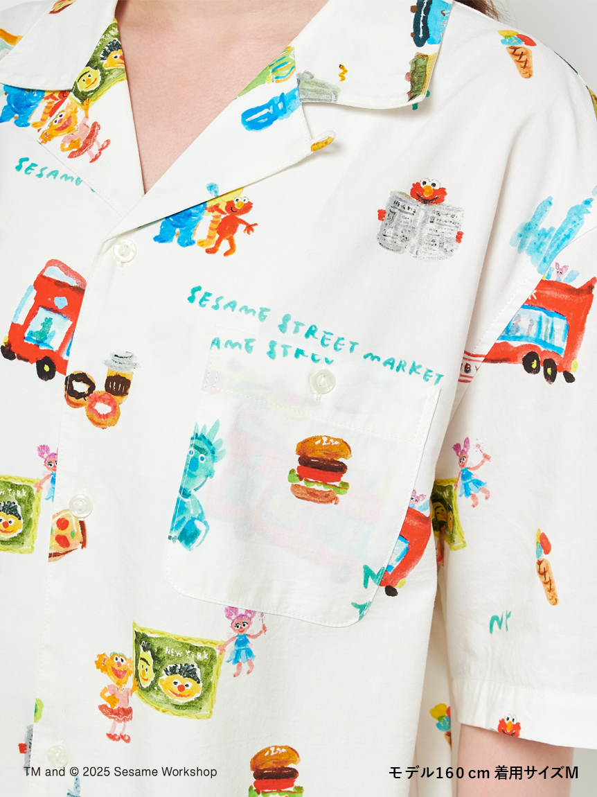 ヒラノトシユキ】【UNISEX】総柄アロハシャツ(トップス)｜SESAME