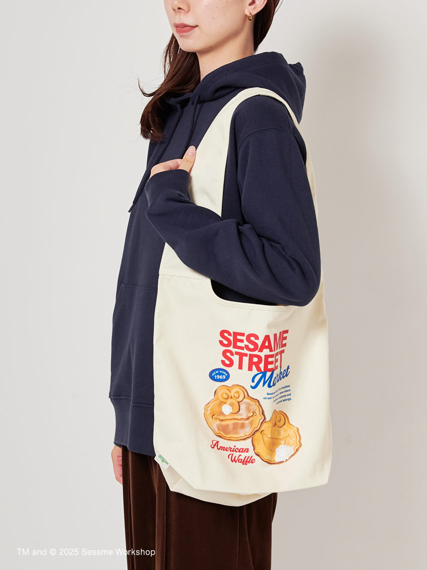 CAFE SWEETS】マルシェバッグ ショルダー(バッグ・エコバッグ)｜SESAME