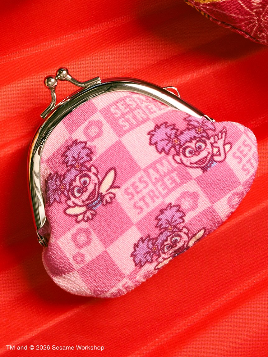 NIPPON】キャラクターズ 和柄がま口ポーチ(ポーチ)｜SESAME STREET