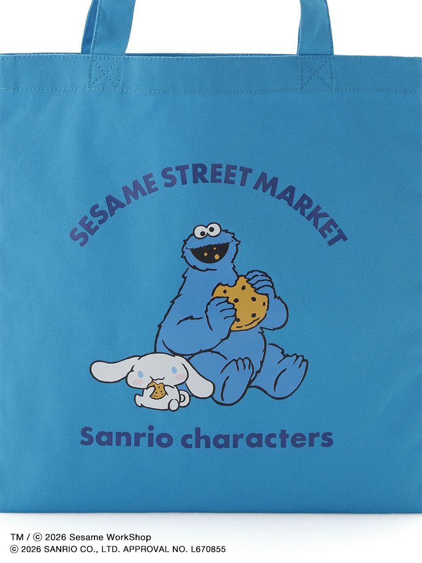 SESAME STREET MARKET×サンリオキャラクターズ】トートバッグ(バッグ
