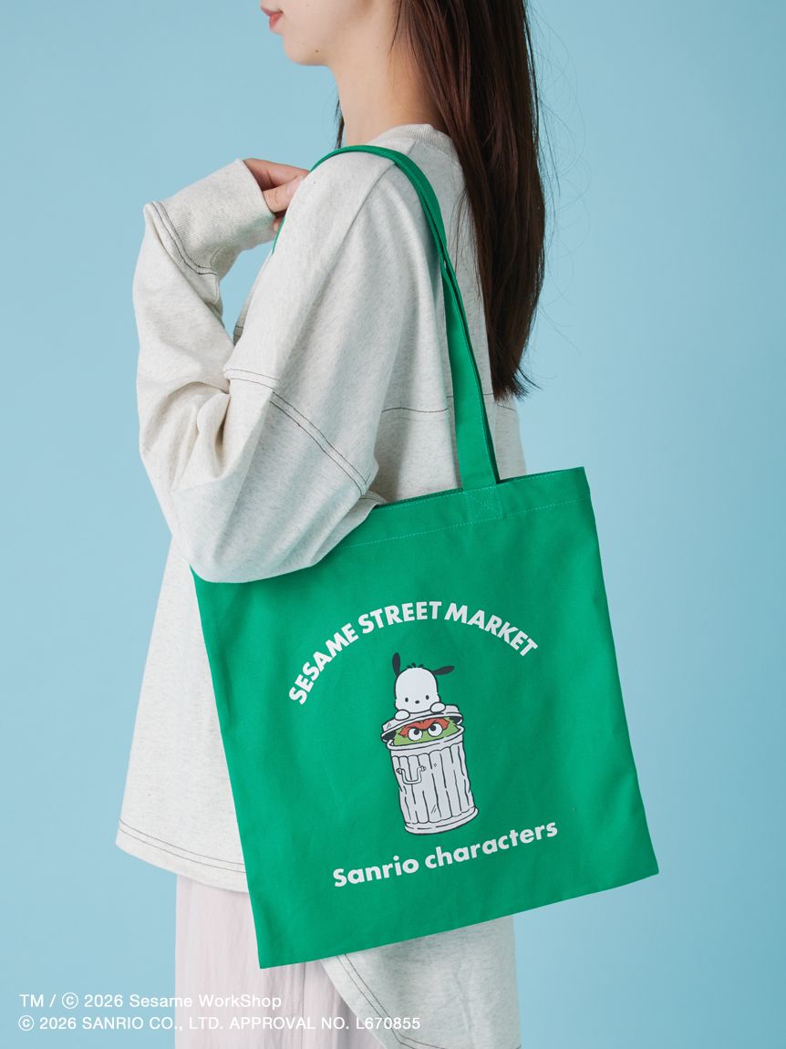 SESAME STREET MARKET×サンリオキャラクターズ】トートバッグ(バッグ