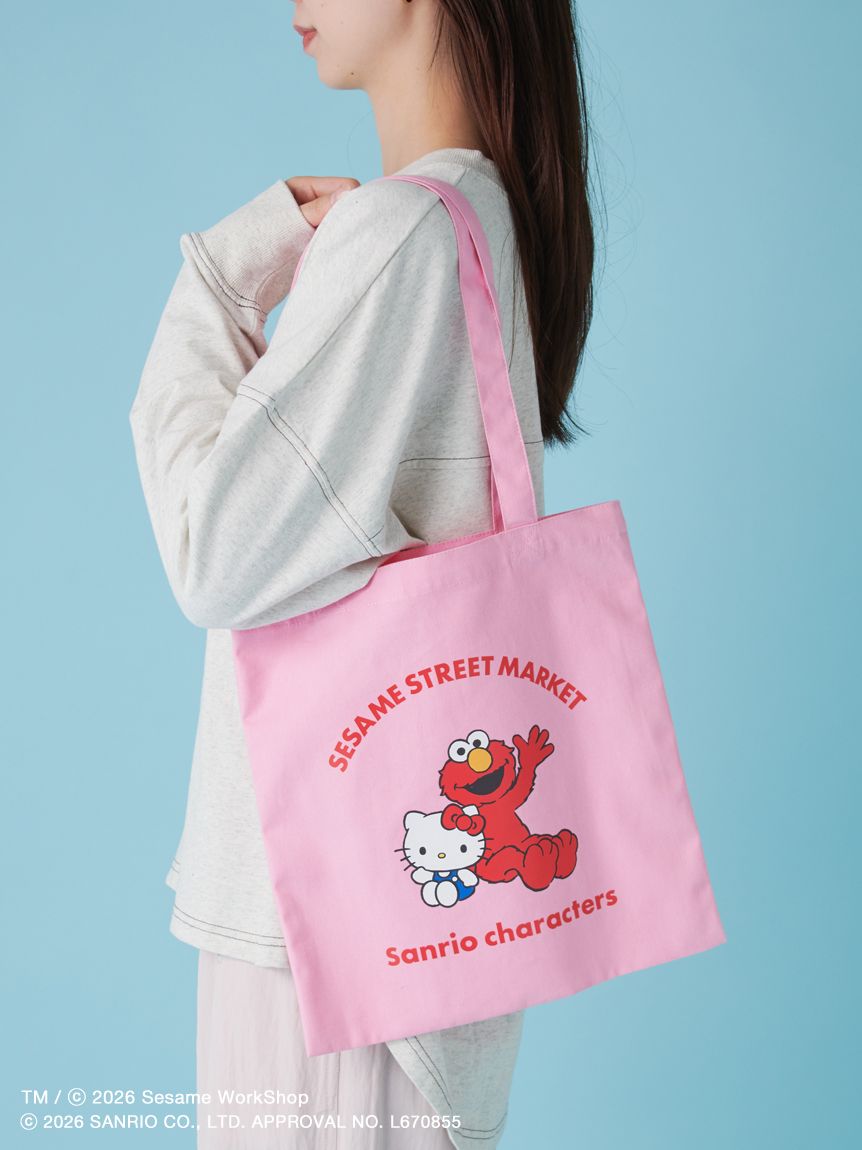SESAME STREET MARKET×サンリオキャラクターズ】トートバッグ(バッグ