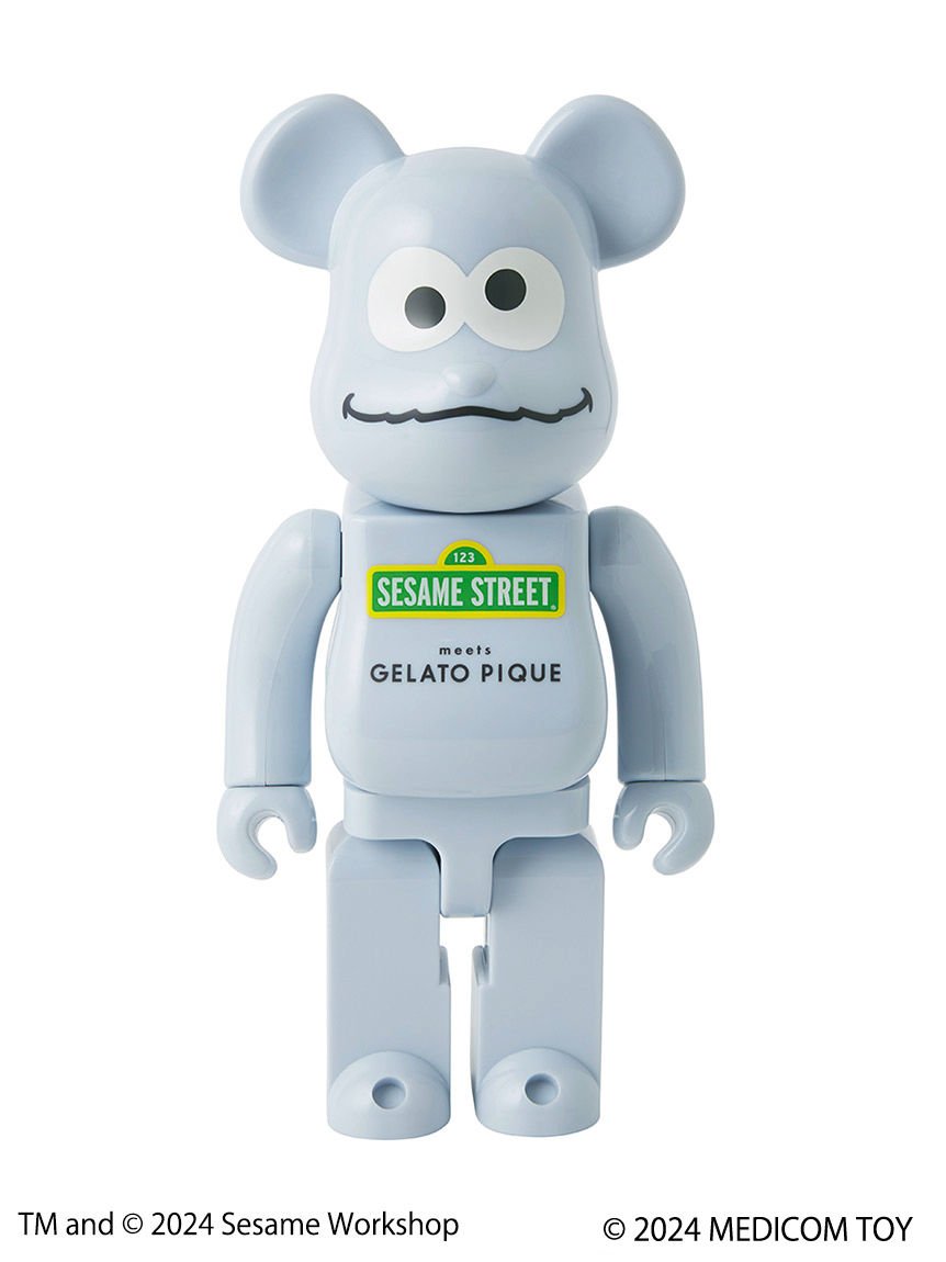 BE@RBRICK × SESAME STREET × GELATO PIQUE】 クッキーモンスター 400%(その他)｜SESAME STREET  MARKET/公式通販サイト