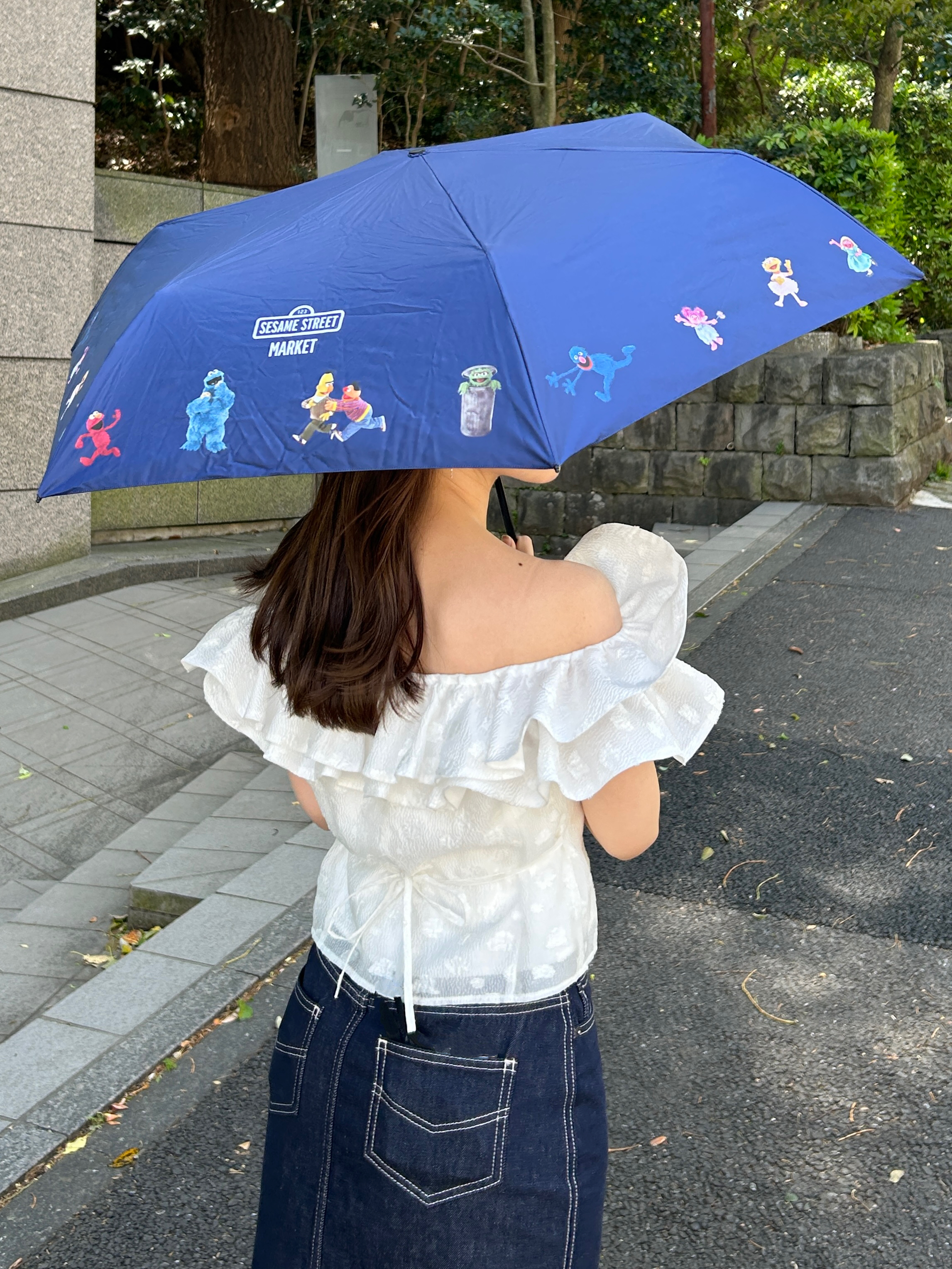 SESAME STREET MARKET×PROTECT U】コラボレーション日傘(傘