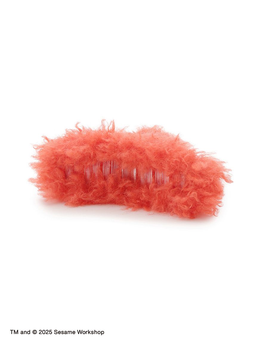 アレク　赤いファー付きヘアクリップ アレク 赤いファー付きヘアクリップ アレク 赤いファー付きヘア