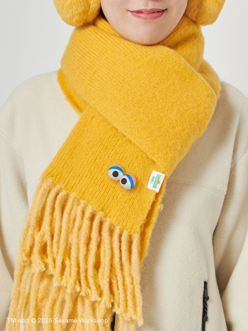 ち*み様 あさぎーにょ　ニットマフラー POPPY ポピー BORDER KNIT HOOD WARMER あさぎーにょ - メルカリ