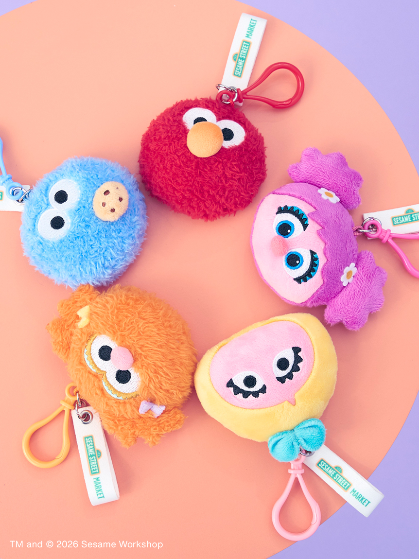 メグえもん様お取り置き ぷっくりミニハートチャーム　6点セット ミラーチャーム(ミラー)｜SESAME STREET MARKET/公式通販サイト