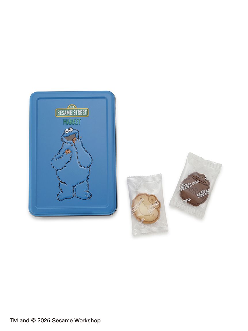 クッキー缶（クッキーモンスター）12枚入(お菓子・食品)｜SESAME