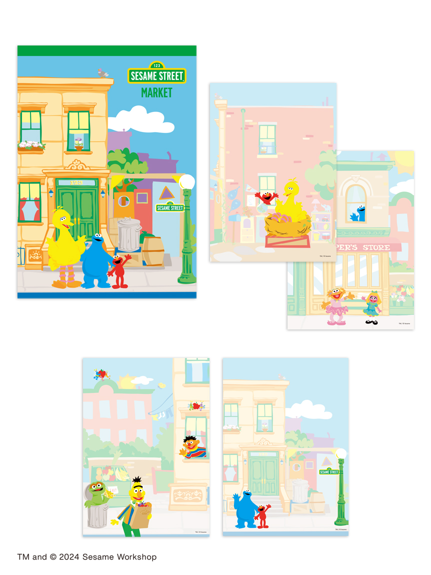 A6メモ(ノート・メモ)｜SESAME STREET MARKET/公式通販サイト