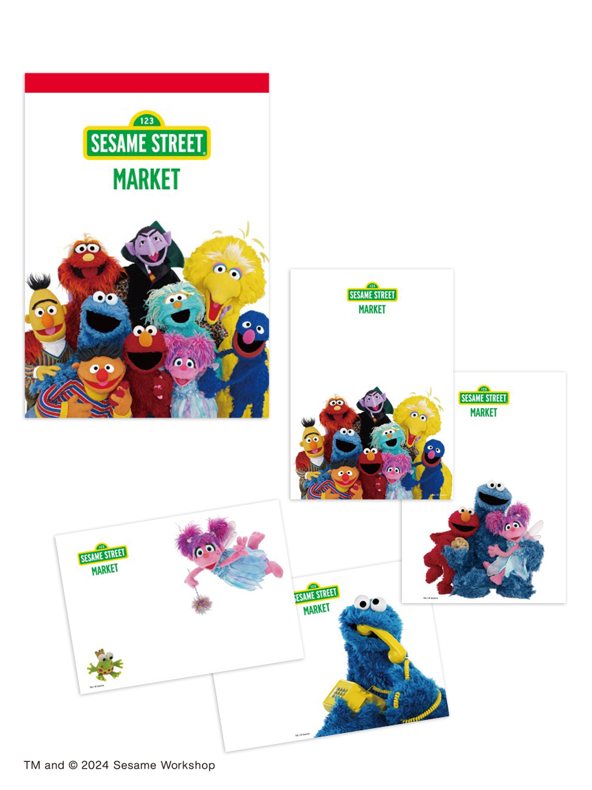 A6メモ(ノート・メモ)｜SESAME STREET MARKET/公式通販サイト