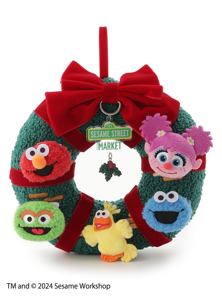 クリスマス】ぬいぐるみリース(その他)｜SESAME STREET MARKET/公式