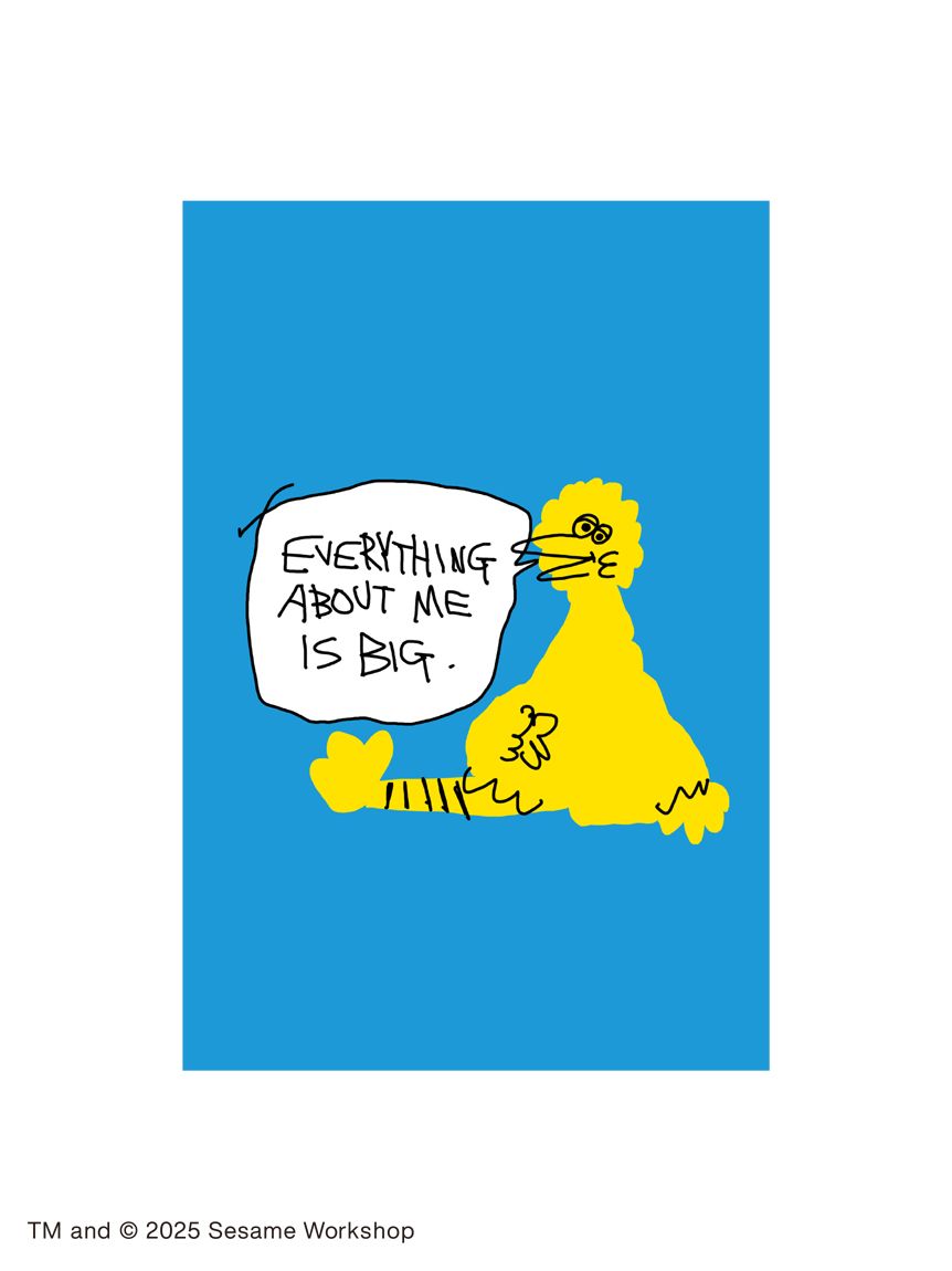 SESAME STREET MARKET×オガワナツミ】オリジナルアート ポストカード