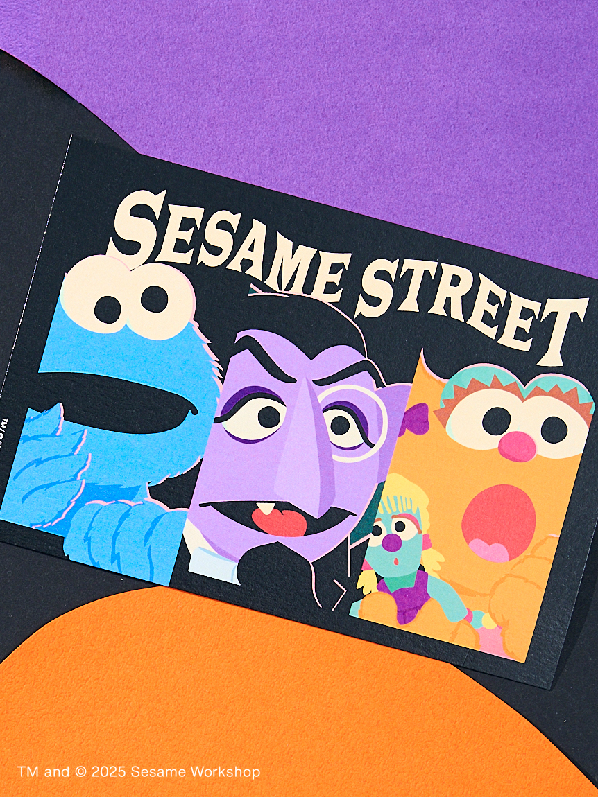 BOO! FRIENDS】ポストカード(その他)｜SESAME STREET MARKET