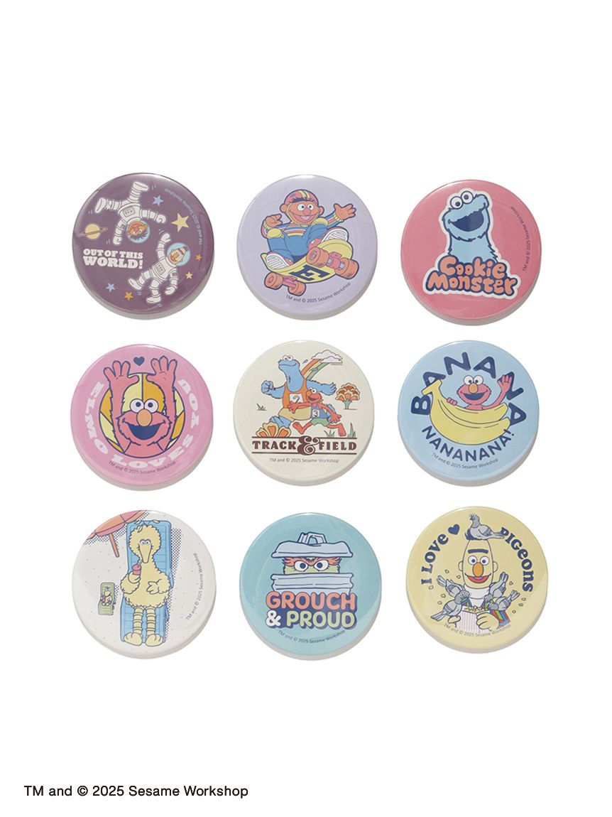 缶バッジ（全9種＋シークレット）【ランダム】(その他)｜SESAME STREET