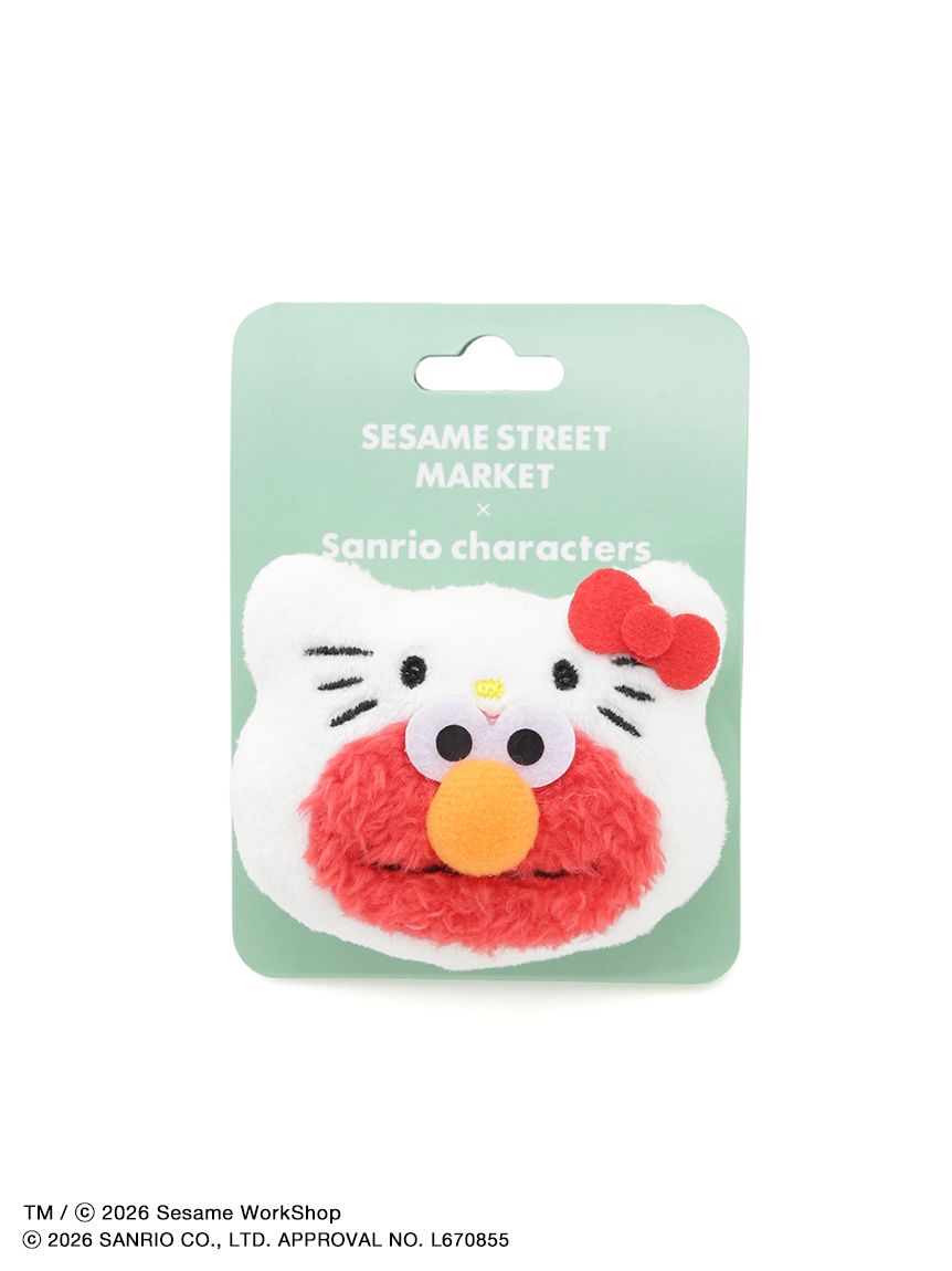 SESAME STREET MARKET×サンリオキャラクターズ】ぬいぐるみバッジ(ぬい