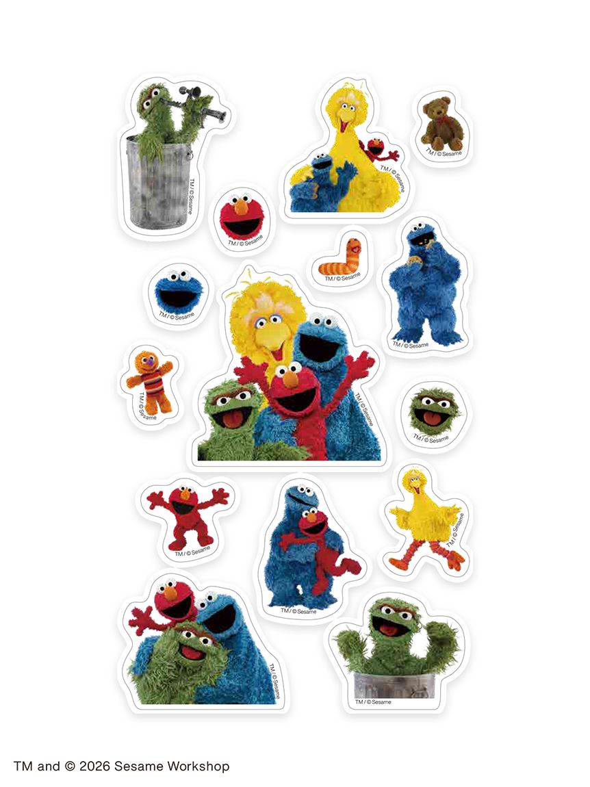 ぷっくりシール(シール・スタンプ)｜SESAME STREET MARKET/公式通販サイト