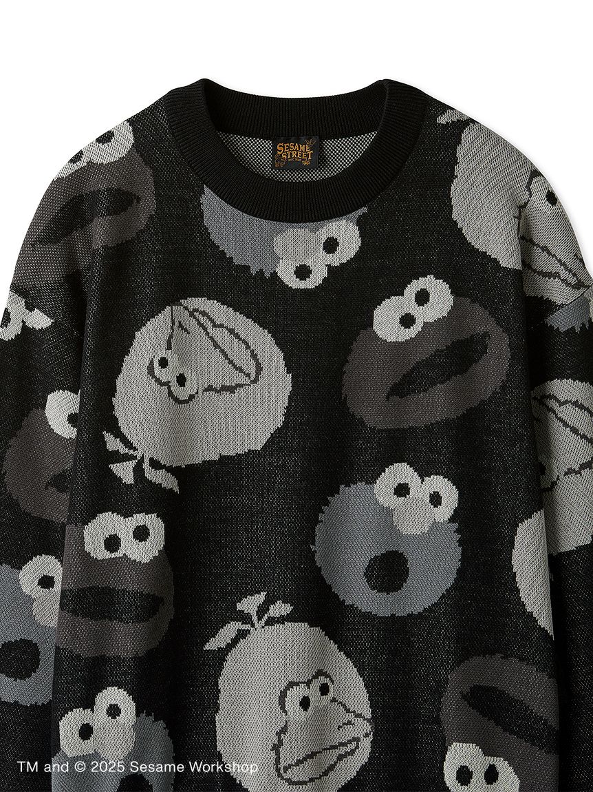 BOO! FRIENDS】フェイスアート ニット(トップス)｜SESAME STREET