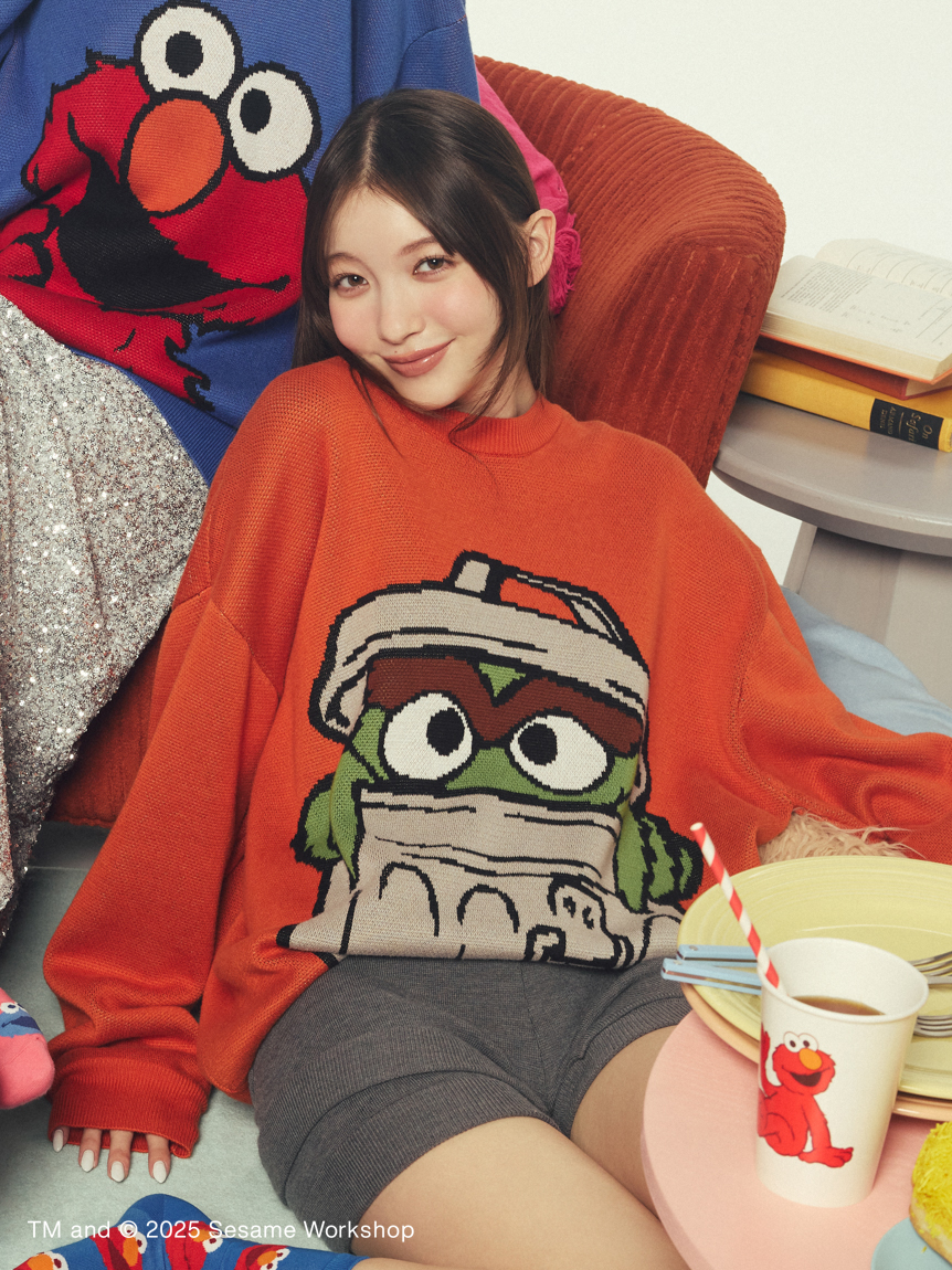 OUR KIND OF HOLIDAY】ニットプルオーバー(トップス)｜SESAME STREET