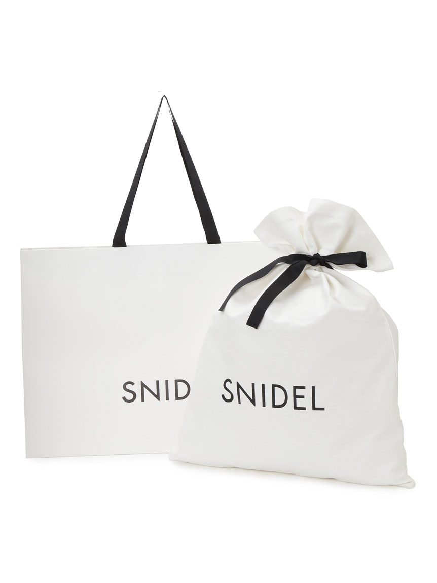 セルフラッピング】SNIDEL ショッパー付きギフト巾着（L）(ギフト