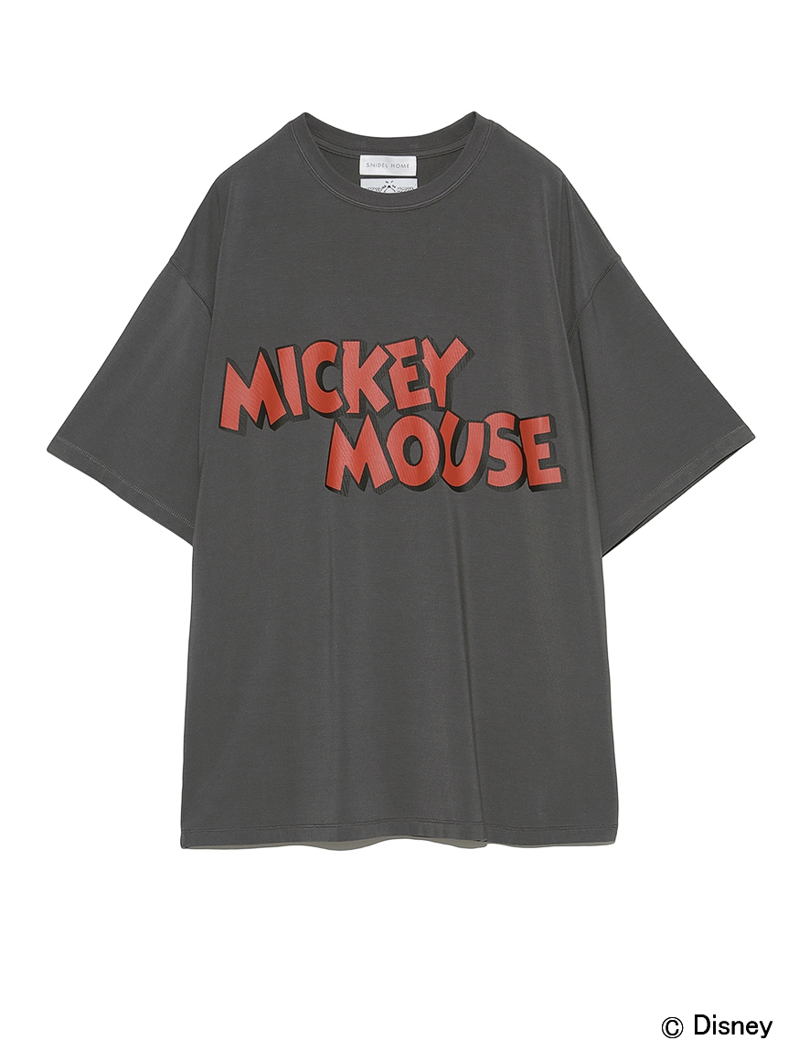 Mickey&Minnie　Ｔシャツ(BLK-F)