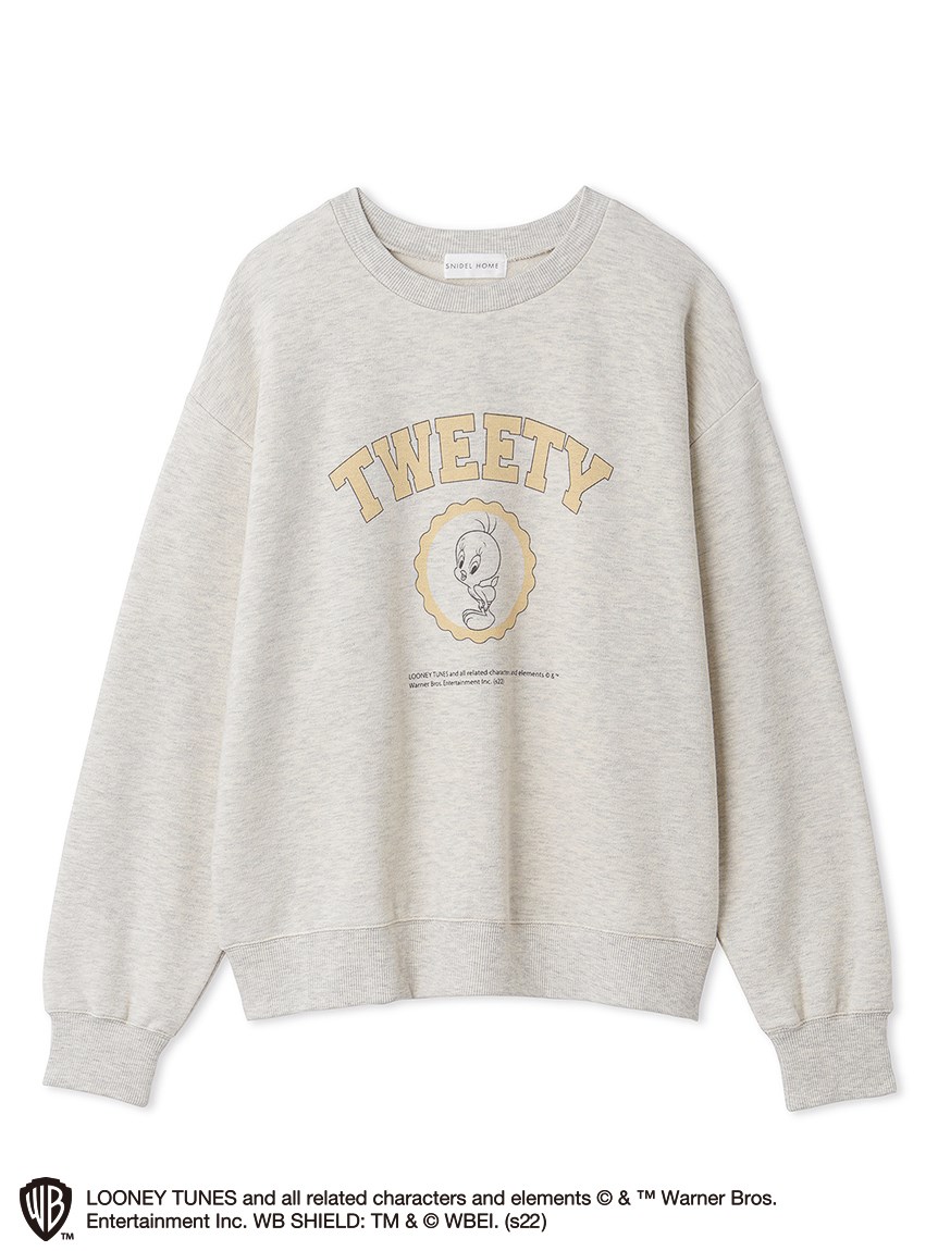 TWEETY】スウェット(カットソー&Tシャツ)|スナイデルホーム|SNIDEL TWEETY】スウェット(カットソー&Tシャツ)|スナイデルホーム|SNIDEL