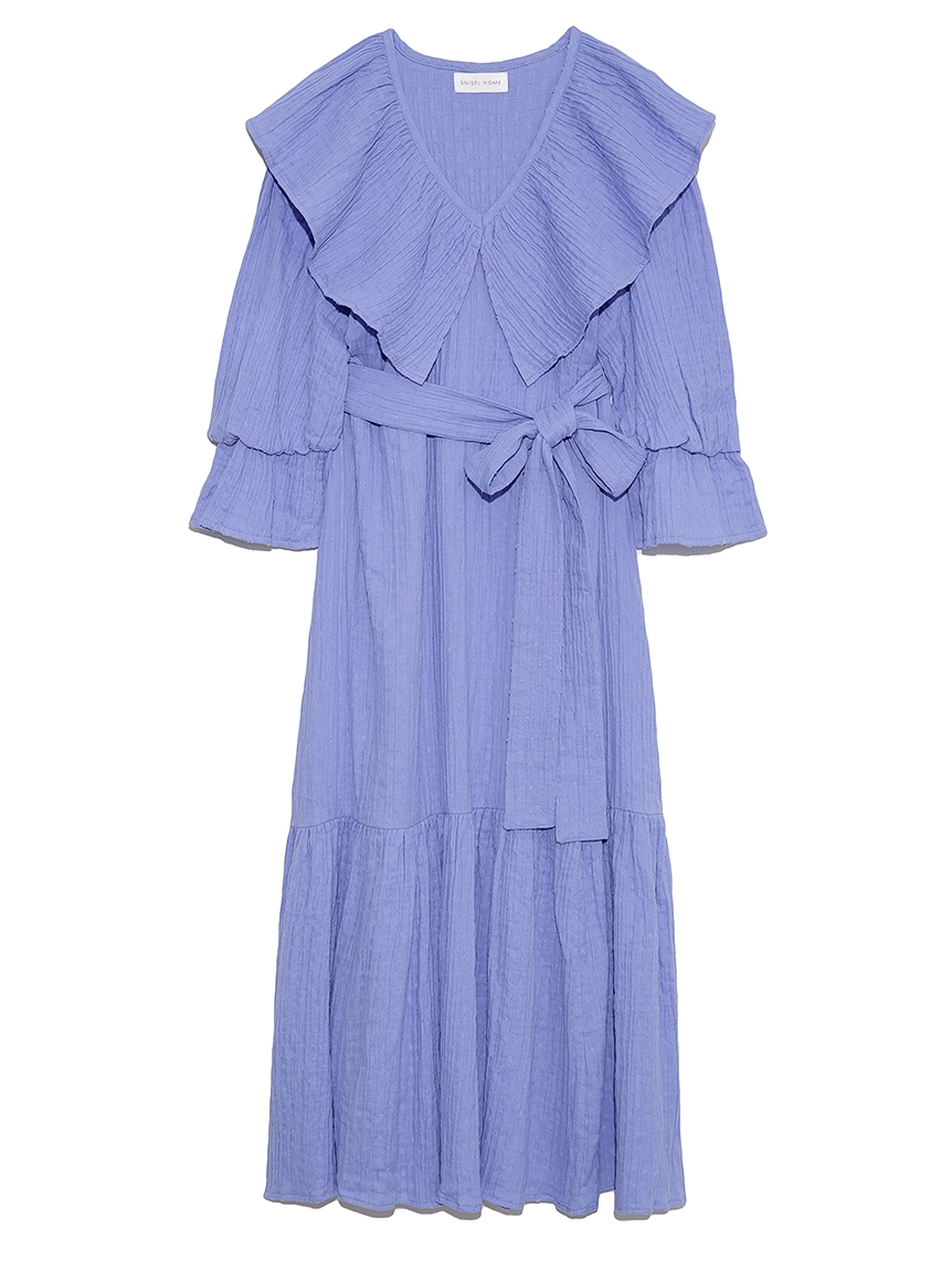 オーガニックwガーゼフリルカラーワンピース ワンピース スナイデルホーム Snidel スナイデル の通販サイト 公式