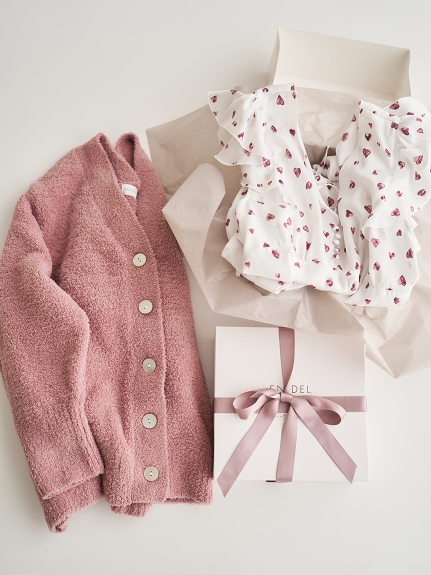 Melty 貝ボタンカーディガン Warmkeepsatin ハートプリントネグリジェ すべてのギフト スナイデルホーム Snidel スナイデル の通販サイト 公式
