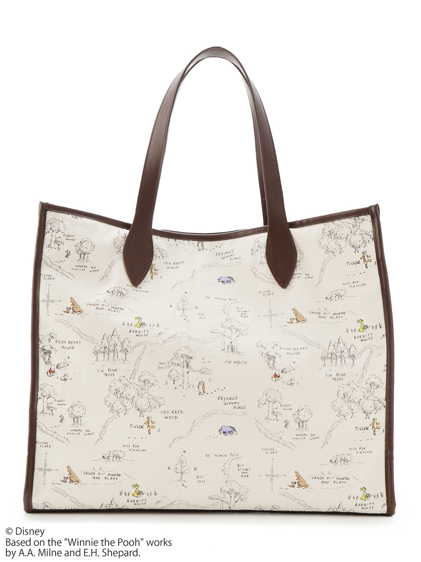 Disney Winnie The Pooh スクエアトートバッグ Big すべてのバッグ スナイデルホーム Snidel スナイデル の通販サイト 公式