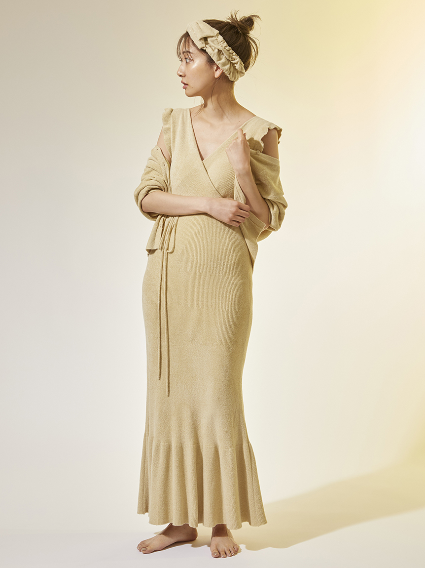 イヴルルド遙華 Snidel Homeコラボ Ice Summer カップインワンピース ワンピース スナイデルホーム Snidel スナイデル の通販サイト 公式