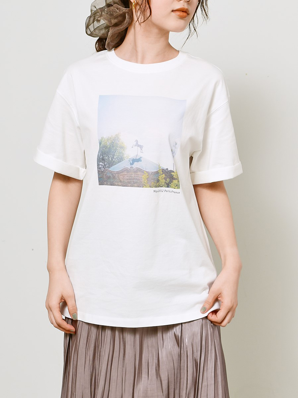 Snidel Meets Jun Imajo コラボフォトtシャツ Tシャツ カットソー トップス Snidel スナイデル の通販サイト 公式