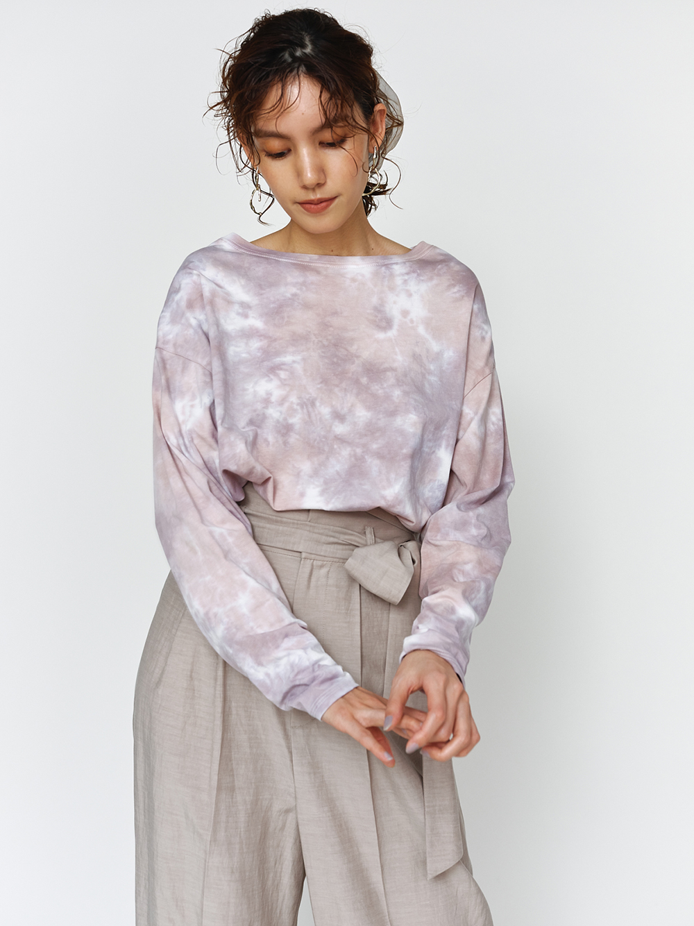 ORGANICSタイダイカットプルオーバー