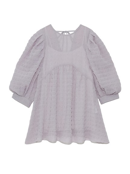 ボリュームスリーブチュニックブラウス