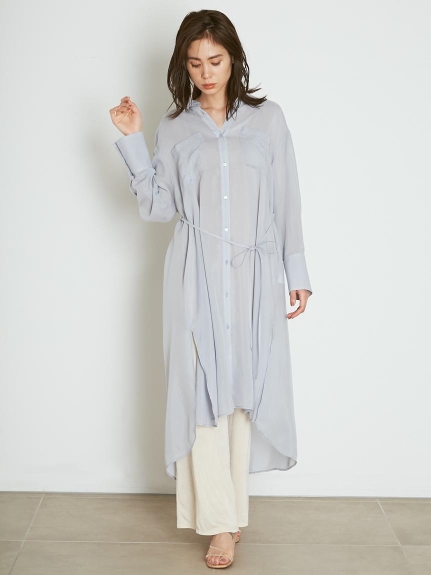 ベーシックロングシャツ