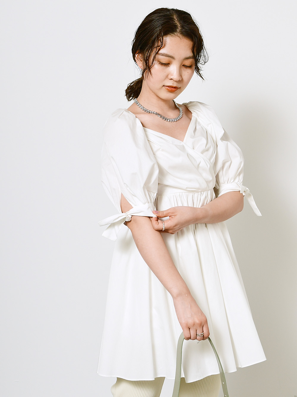 ORGANICSチュニックぺプラムブラウス