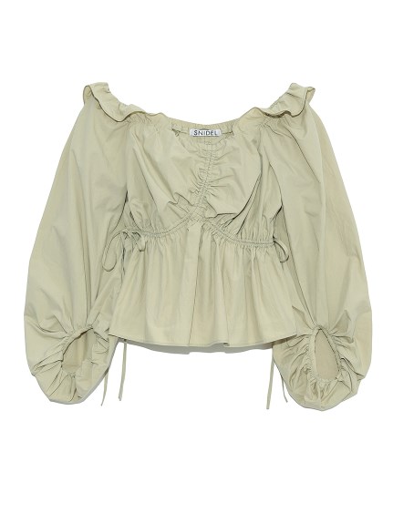 Organicsオフショルアシメブラウス シャツ ブラウス トップス Snidel スナイデル の通販サイト 公式
