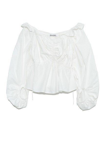 Organicsオフショルアシメブラウス シャツ ブラウス トップス Snidel スナイデル の通販サイト 公式