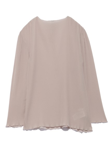 プリーツシアーブラウス