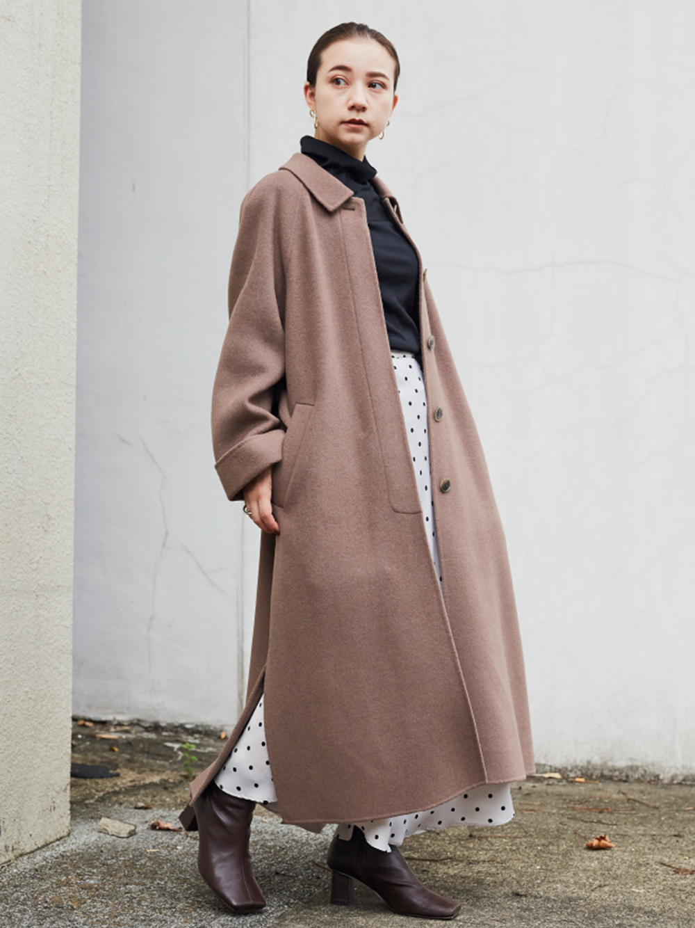 ステンカラーコート